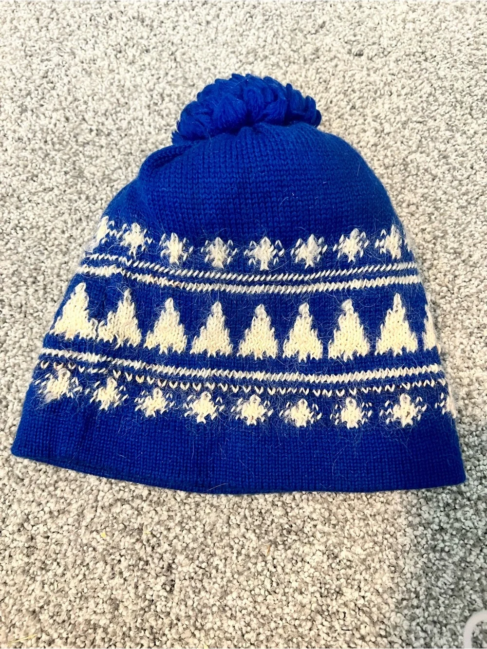Kids Pom Beanie Hat Reversible